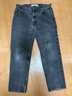 00s USA LEVI'S 550 ダークグレー デニム W38 L34のサムネイル