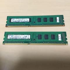 メモリ DDR3 1GB×2枚のサムネイル