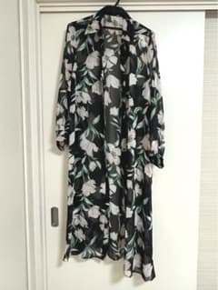 DURAS花柄シャツワンピース【美品】のサムネイル