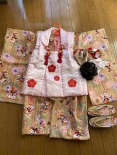 七五三　3歳　着物セット　女の子のサムネイル