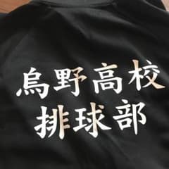 烏野高校排球部 ジャージ上のみ ハイキューのサムネイル