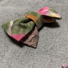 バレッタ　和柄リボンのサムネイル