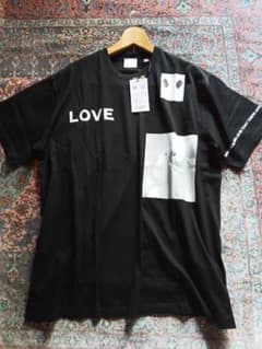 バーバリー メンズTシャツ テキストバックプリント ブラックM - メルカリ