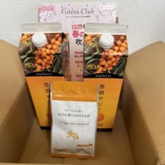 【未開封】豊潤サジー 1000ml 2本＋らくさん菌とにゅうさん菌サプリ付のサムネイル