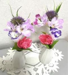 555様専用　159 仏花　お供え花　一対　牡丹のサムネイル