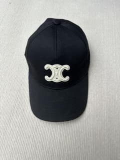 CELINE カジュアルキャップ ブラック 内側タグ付き 美品のサムネイル