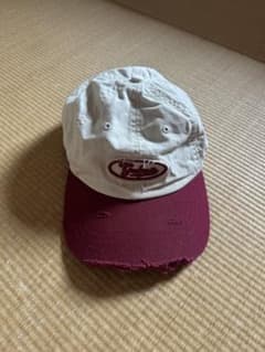 ダメージ加工 キャップ 帽子 バイカラーのサムネイル