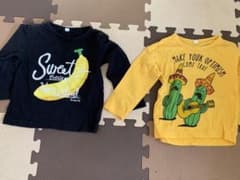 ロンT Tシャツ2枚セットのサムネイル