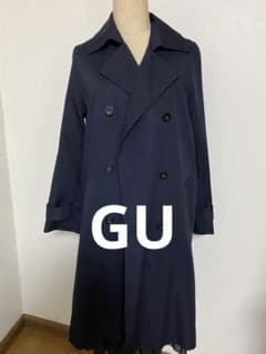 GU トレンチコート ネイビー Sのサムネイル