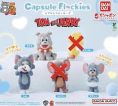TOM and JERRY トム&ジェリー　フロッキーフィギュア3種セットのサムネイル