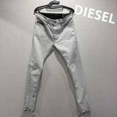 DIESEL デニム ストレッチ スキニー ボトム パンツ 白 29 - メルカリ