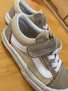 VANSキッズ 14cm ベージュのサムネイル