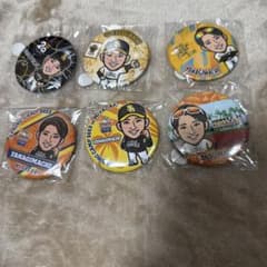 柳町達 缶バッジ セット ソフトバンクホークス 若鷹ガチャ