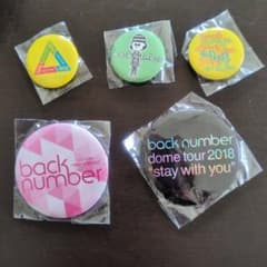 back number 缶バッジ 5点セット - メルカリ