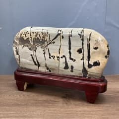 4F 【鑑賞石】中国絵画石 国画石 草花石 デンドライト 山水画 水墨画 銘石 4F 【鑑賞石】中国絵画石 国画石 草花石 デンドライト 山水画 水墨画