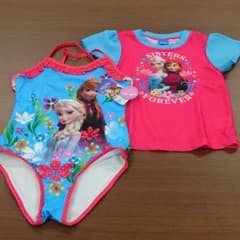 アナ雪　水着　ラッシュガード　6T 新品未使用のサムネイル