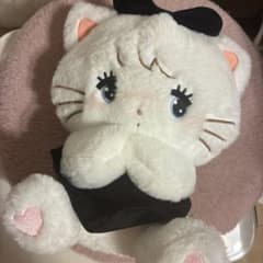 mikko characters BLACK RIBBON BIG ぬいぐるみ