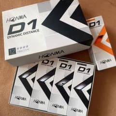HONMA D1 ダイナミックディスタンス ゴルフボール 12個➕オレンジ3個