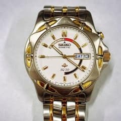 箱付】Seiko Kinetic SQ50 5M43-0A50 メンズ腕時計 - メルカリ