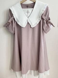 新品/Amavel/アマベル/ピンクワンピース/半袖のサムネイル