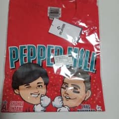 大谷翔平、ペッパーミルＴシャツ赤/Ｍサイズ/ＭＬＢ公認/WＢＣ2023優勝記念のサムネイル