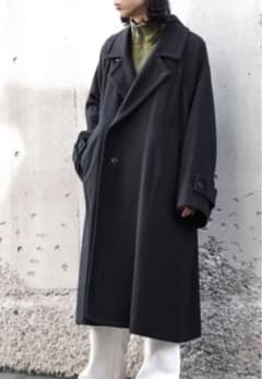 新品同様 VOAAOV WOOL LONG COAT サイズ0 GRYのサムネイル