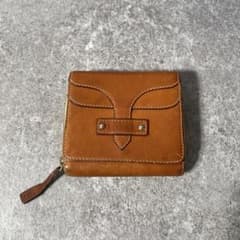 LOEWE　ロエベ　折り財布　レザー　本革　ブラウン　ヴィンテージ　コンパクト LOEWE ロエベ 折り財布 レザー 本革 ブラウン ヴィンテージ コンパクト