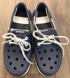 crocs ネイビー ローファーのサムネイル