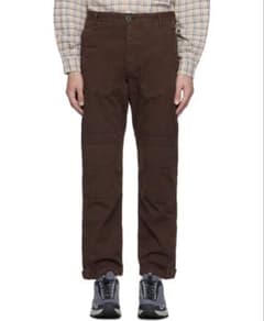 タグ付き RANRA Brown Hreyfing Trousers