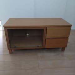 無印良品 オーク材 AVラック 幅90cm テレビ台 - メルカリ
