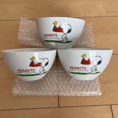 スヌーピー ボウル 3個セット非売品 訳あり - メルカリ