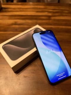 iPhone 15 Pro 본체 블랙 티타늄 256GB SIM 프리