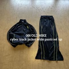 00s NIKE トラックジャージ セットアップ y2k テック 短丈 ジッパー