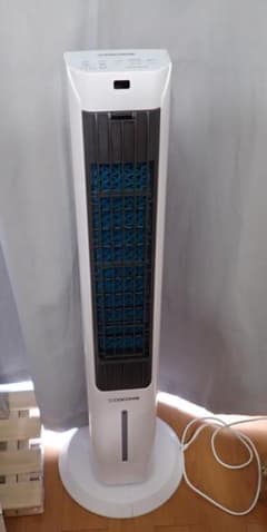 ここひえタワー２　2025年　ショップジャパン　リモコンフィルタ付タワー型冷風機 ここひえタワー2 2025年 ショップジャパン リモコンフィルタ付タワー