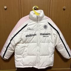 andimen manaers ダウンジャケット ホワイト/ピンクのサムネイル