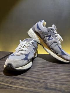 New Balance スニーカー グレー/ネイビーのサムネイル