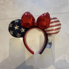 ディズニー　カチューシャ　　ミニー　アメリカン　香港ディズニー値下げ交渉可能のサムネイル