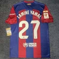 【新品未使用紙タグ付】2023/24 バルセロナ ラミン・ヤマル #27 M 新品未使用紙タグ付】2023/24 バルセロナ ラミン・ヤマル #27 - メルカリ