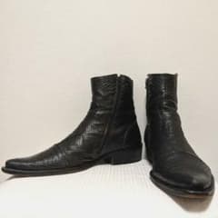 【26cm】Queen Classico レザーブーツ ブラック 42サイズ 26cm】Queen Classico レザーブーツ ブラック 42サイズ - メルカリ
