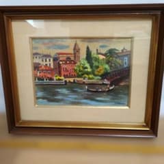 油絵　ベニス風景画　中野泰之 油絵 ベニス風景画 中野泰之 - メルカリ