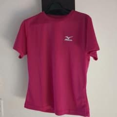Mizuno レディース Tシャツ ピンク Lサイズのサムネイル