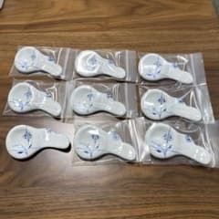 ロイヤルコペンハーゲン ブルーパルメッテ カトラリーレスト 9客セット