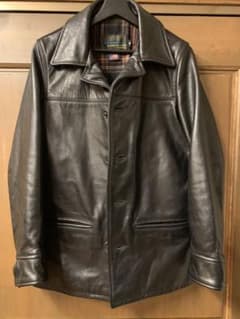 schott  ショット  レザーカーコート  38サイズのサムネイル