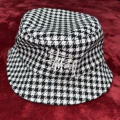 超美品✨】 STUSSY L XL バケットハット チェック柄 バケハ - メルカリ
