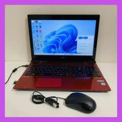 Y79 NECノートパソコンSSD高速WEBカメラWindows11オフィス付き - メルカリ