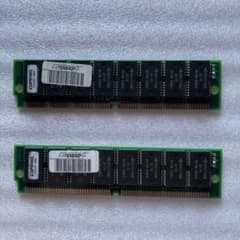 ジャンク 72ピン SIMM メモリ 32MB 2枚セット SIMM FPM パリティ付 72Pin 32MB×2枚セット(計64MB) TOSHIBAチップ デスクトップ用メモリ