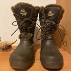 Hawkins  カーキ　ブーツ　防水　22.5〜23cm  使用頻度少のサムネイル