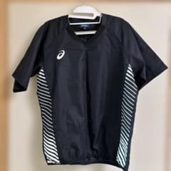 asics BASEBALL Vネック ウォームアップウェア Mのサムネイル