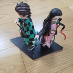 鬼滅の刃 竈門炭治郎 竈門禰豆子 フィギュア 2体セットのサムネイル