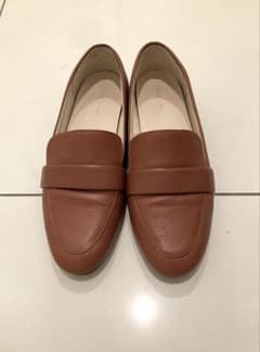 COLE HAAN レザー ローファー ブラウンのサムネイル